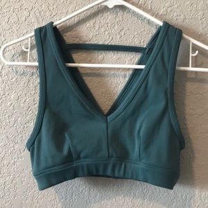 Alo Yoga Togetherness Bra in Sea Grass